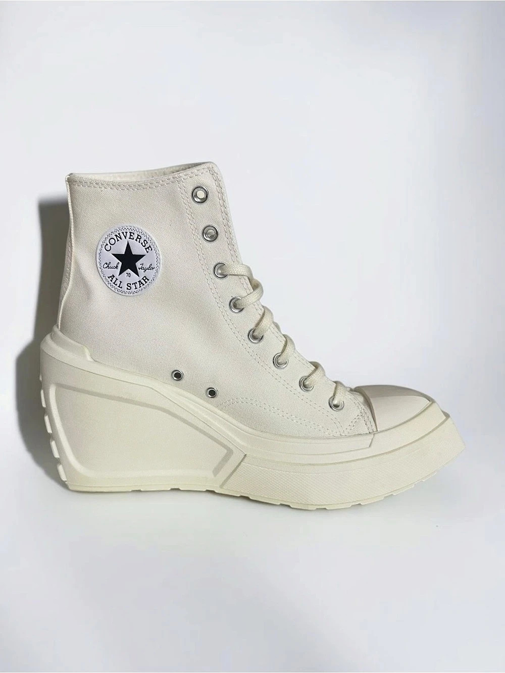 Converse Chuck 70 De Luxe Wedge Egret Women’s 11 New Without Box